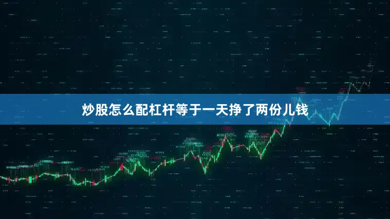炒股怎么配杠杆等于一天挣了两份儿钱